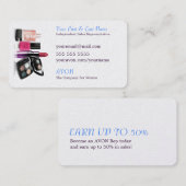 Mit AVON wachsen Visitenkarte (Vorne/Hinten)