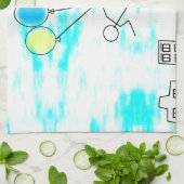 Mit Ballons über die Stadt fliegen Handtuch (Gefaltet)