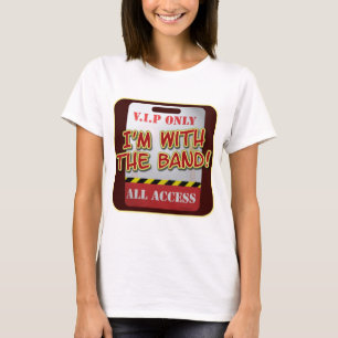 Mit Band Backstage Pass T-Shirt