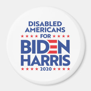 MIT BEHINDERUNG AMERIKANER FÜR BIDENHARRIEN MAGNET