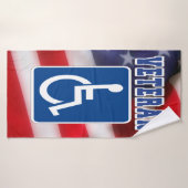 Mit Behinderung behinderte Veteranen USA Badehandtuch (Badehandtuch)