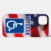 Mit Behinderung behinderte Veteranen USA Case-Mate iPhone Hülle (Rückseite (Horizontal))