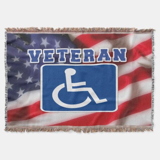 Mit Behinderung behinderte Veteranen USA Decke (Vorderseite)