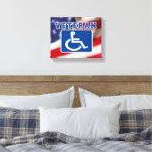 Mit Behinderung behinderte Veteranen USA Leinwanddruck (Insitu (Schlafzimmer))