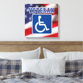 Mit Behinderung behinderte Veteranen USA Leinwanddruck (Insitu (Schlafzimmer))