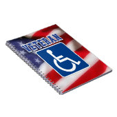 Mit Behinderung behinderte Veteranen USA Notizblock (Rechte Seite)
