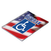 Mit Behinderung behinderte Veteranen USA Notizblock (Linke Seite)