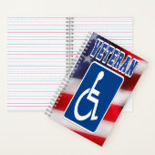 Mit Behinderung behinderte Veteranen USA Notizblock (Innen)