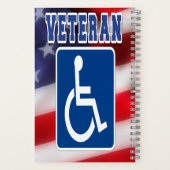 Mit Behinderung behinderte Veteranen USA Notizblock (Rückseite)