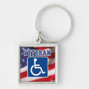 Mit Behinderung behinderte Veteranen USA Schlüsselanhänger