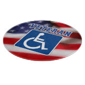 Mit Behinderung behinderte Veteranen USA Schneidebrett (Ecke)