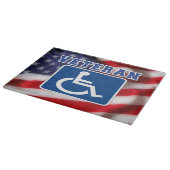 Mit Behinderung behinderte Veteranen USA Schneidebrett (Ecke)