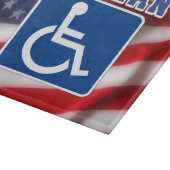 Mit Behinderung behinderte Veteranen USA Schneidebrett (Ecke)
