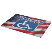 Mit Behinderung behinderte Veteranen USA Schneidebrett (Ecke)