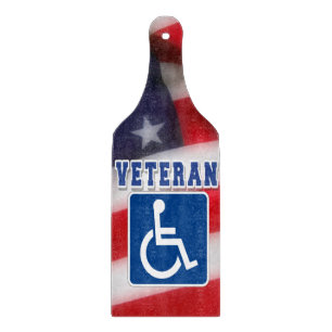 Mit Behinderung behinderte Veteranen USA Schneidebrett