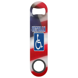 Mit Behinderung behinderte Veteranen USA Speed Flaschenöffner