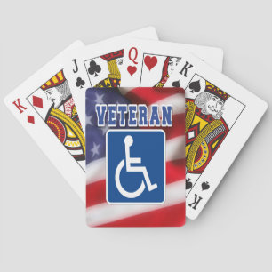 Mit Behinderung behinderte Veteranen USA Spielkarten