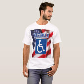 Mit Behinderung behinderte Veteranen USA T-Shirt (Vorne ganz)