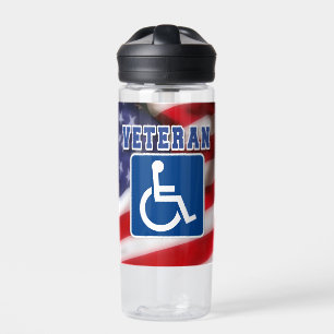 Mit Behinderung behinderte Veteranen USA Trinkflasche