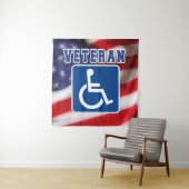 Mit Behinderung behinderte Veteranen USA Wandteppich (Beispiel)