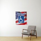 Mit Behinderung behinderte Veteranen USA Wandteppich (Beispiel)