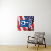 Mit Behinderung behinderte Veteranen USA Wandteppich (Beispiel (Horizontal))