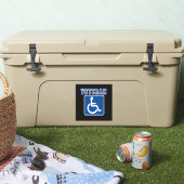 Mit Behinderung behinderter Veteran Aufkleber (Kühler)