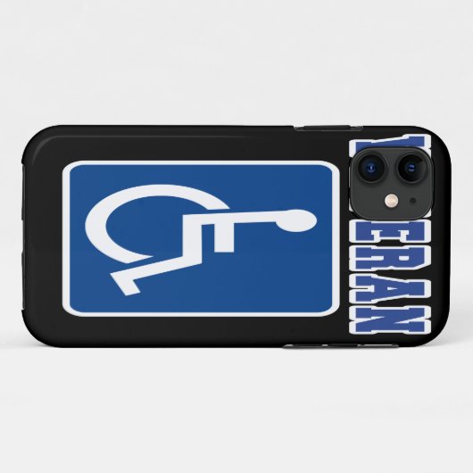 Mit Behinderung behinderter Veteran Case-Mate iPhone Hülle (Rückseite (Horizontal))