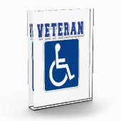 Mit Behinderung behinderter Veteran Fotoblock (Links)