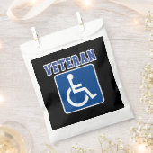 Mit Behinderung behinderter Veteran Geschenktütchen (Ausgeschnitten)