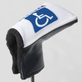 Mit Behinderung behinderter Veteran Golf Headcover (3/4 Vorderseite)