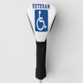 Mit Behinderung behinderter Veteran Golf Headcover (Vorderseite)