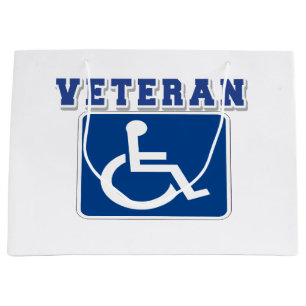 Mit Behinderung behinderter Veteran Große Geschenktüte