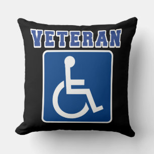 Mit Behinderung behinderter Veteran Kissen