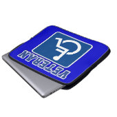 Mit Behinderung behinderter Veteran Laptopschutzhülle (Vorne Knopf)