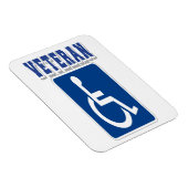 Mit Behinderung behinderter Veteran Magnet (Rechte Seite)