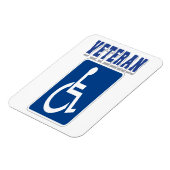 Mit Behinderung behinderter Veteran Magnet (Linke Seite)