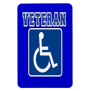 Mit Behinderung behinderter Veteran Magnet