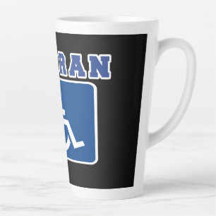Mit Behinderung behinderter Veteran Milchtasse