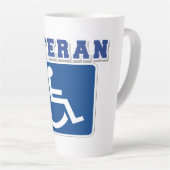 Mit Behinderung behinderter Veteran Milchtasse (Rechte Ecke)