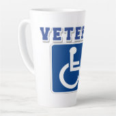 Mit Behinderung behinderter Veteran Milchtasse (Linke Ecke)