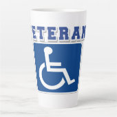 Mit Behinderung behinderter Veteran Milchtasse (Vorderseite)