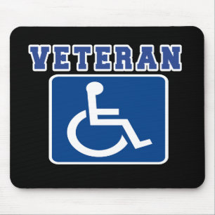Mit Behinderung behinderter Veteran Mousepad