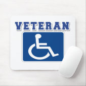 Mit Behinderung behinderter Veteran Mousepad (Mit Mouse)