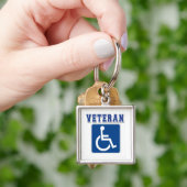 Mit Behinderung behinderter Veteran Schlüsselanhänger (Hand)