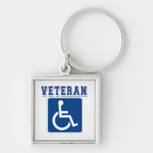 Mit Behinderung behinderter Veteran Schlüsselanhänger