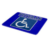 Mit Behinderung behinderter Veteran Schneidebrett (Ecke)