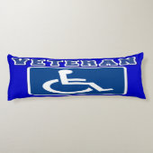 Mit Behinderung behinderter Veteran Seitenschläferkissen (Rückseite)