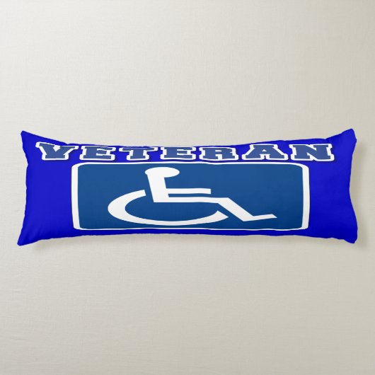 Mit Behinderung behinderter Veteran Seitenschläferkissen (Vorderseite)