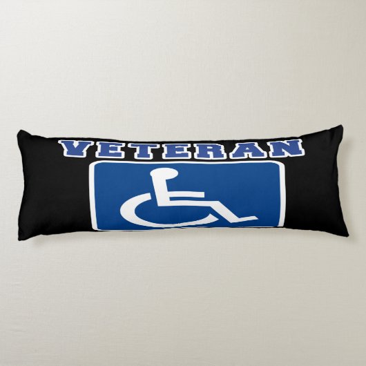 Mit Behinderung behinderter Veteran Seitenschläferkissen (Rückseite)